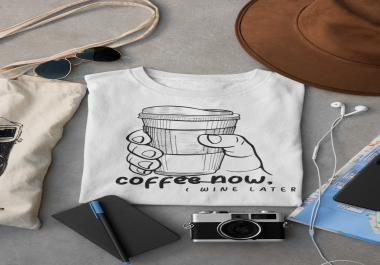 I will do any kind of designs t-shirts or other merch for you or for your business on demand