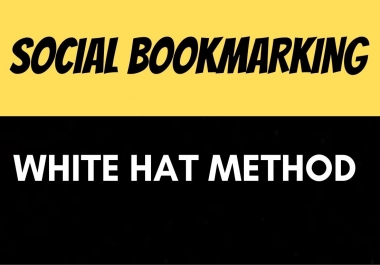I will create high quality powerful 100 social bookmarking submissions manually
