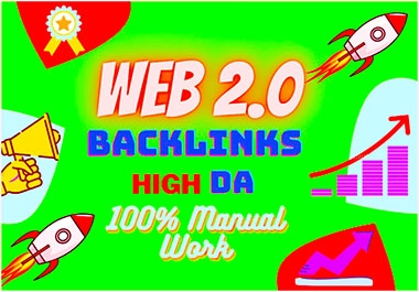 I will build 50 High DA Web 2.0 profile backlinks professionally