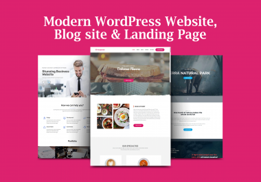 I will create WordPress Website,  Blog Site,  Affiliate Blog site