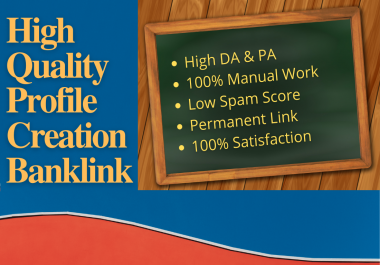 30 HQ Do-Follow Profile Creation Backlinks
