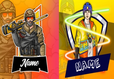 I will design amazing gaming,  esport,  yotube,  twitch logo for you in 24 hours
