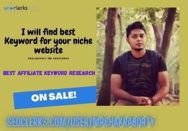 I will find 30 best keyword on your niche to rank fast