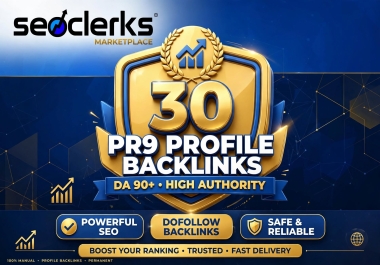 Get 30+ DA 85+ High-Authority Profile Backlinks for Better SEO- Trusted Domains