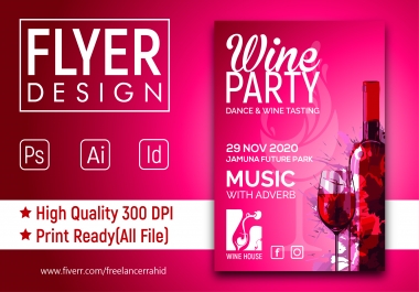I will do a professional flyer design