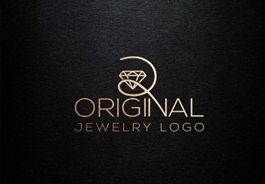 I will Do Unique Modern Jewelry Looking Logo Design