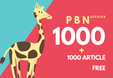 Top quality web 2.0 1000 PBN 1000 related article free