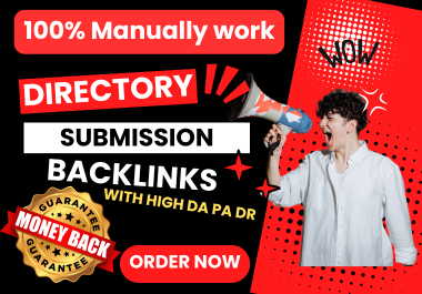 Linkbuilding high authority 120 Directory submission seo backlinks website google ranking