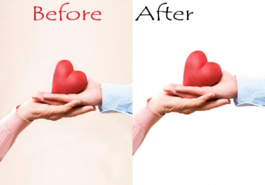 I will do 5 cutout image or background removal