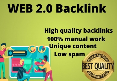 I Will Create High DA PA Dofollow Manually 20 Permanent Web2.0 Backlinks.