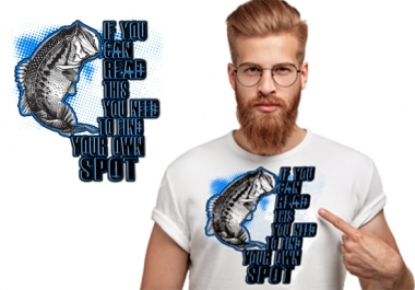 I will create eye catching bulk and custom t shirt design for print on demand business