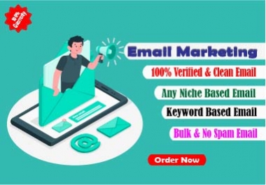 I will do create organic niche based verified email list