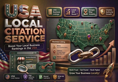50 USA Local Citation Backlinks Boost Local SEO & Google Business Visibility