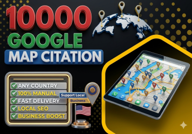 3000 Google Map Citations Local SEO Citations to Improve Google Maps Rankings