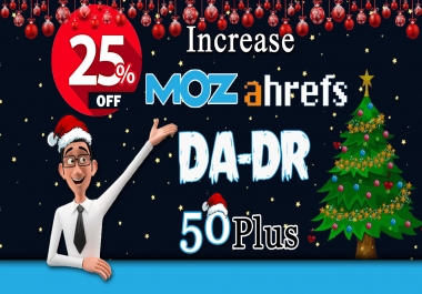 I will increase your website DA & DR 50 plus on your niche