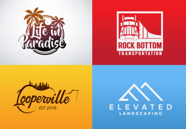 3-4 Concepts professional logo designer in 24hrs