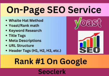 10 urls ONPAGE SEO Optimization for WordPress using Yoast or RankMath