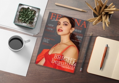 I will design professional magazine cover and magazine layout