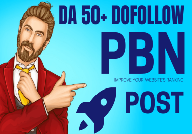 Build 20 DA 50+ PBN Backlinks from HIGH DA,  PA,  TF,  CF Sites