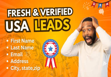 I will provide you fresh & verified lead for business