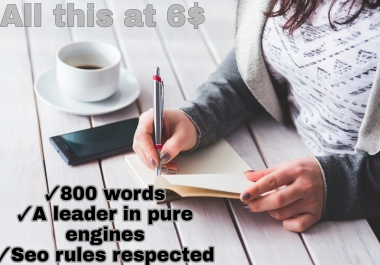 I will article an attractive and wonderful professional article for you