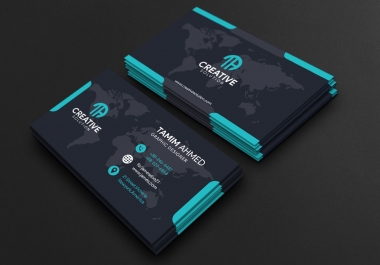 Simple minimalist business card