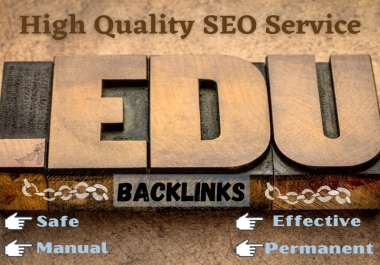 I will create 20 premium quality edu gov profile backlinks