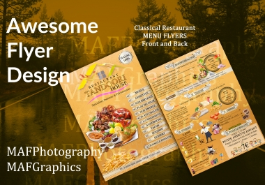 I will design your poster or flyer in French or English Fran&ccedil ais et anglais