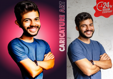 I will converting your photo to caricature art