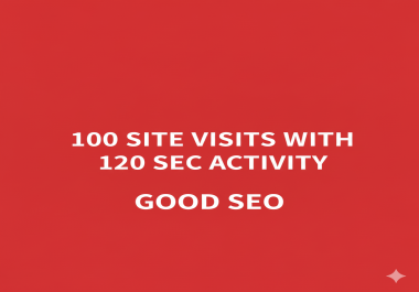100 Website Visitors with 120-Second Activity