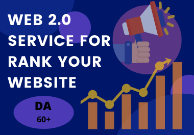 I will provide 30 high quality web 2.0 service manually