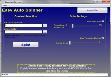 Revolutionary software instantly create unique articals for better search engine rankings