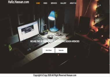 I'll create an elegant website in html and css