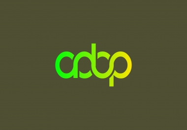 I will design a creative connected text logo 24hrs