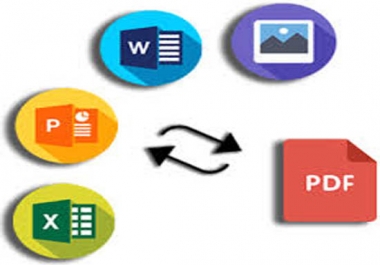 Hellow,  Perform any PDF conversion you want. Thank you.