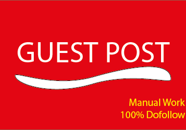 I Will Publish 5 Guest Posts seo backlink with Dofollow Backlinks on High Metrics DA,  TF,  CF Sites