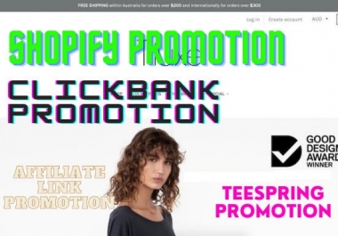 I will do usa affiliate referral link promotion,  clickbank,  affiliate link promotion marketing