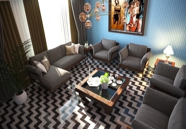 I will create awesome architectural 3d rendering in 24hrs