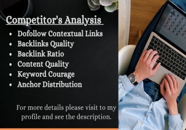 I will do In-depth Competitive Analysis