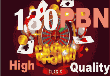130 CASINO,  GAMBLING, Judi, Bola POKER related High quality PBN backlinks