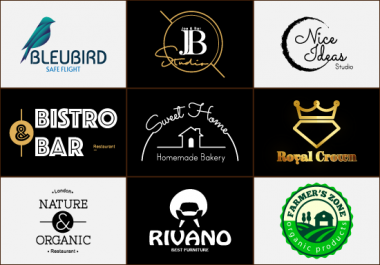 I will design logo with free revisions