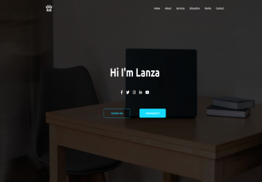 Professional & Responsive Personal Website HTML5, CSS3, JavaScript