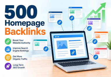 500 Homepage Backlinks Benefits,  Strategies,  and Best Practices