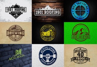 I will make your logo and design anything related your brand