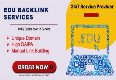 I can create 20 manual Edu/Govt backlinks