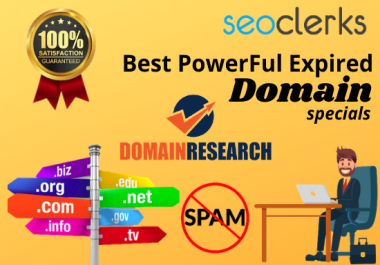 I will find high authority expired domains