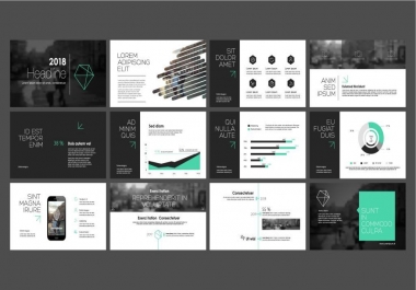 I will design a beautiful professional powerpoint presentation