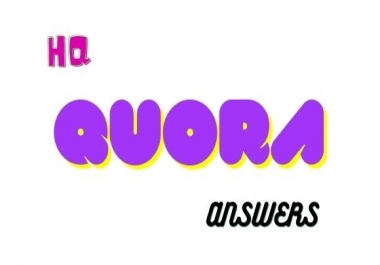 Keyword related 10 high quality quora answers posting