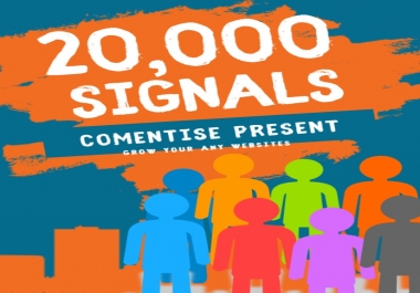 Seo PBN 20,000 Social Signals Traffic For Ranking Your Any Sites