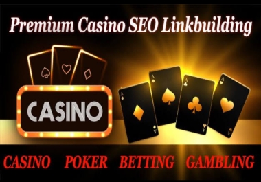 premium casino skyrocket 100 PBN DR/DA 70to50